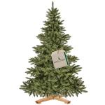 Kunstkerstboom, 220 cm, realistische dichte kunstkerstboom met houten standaard