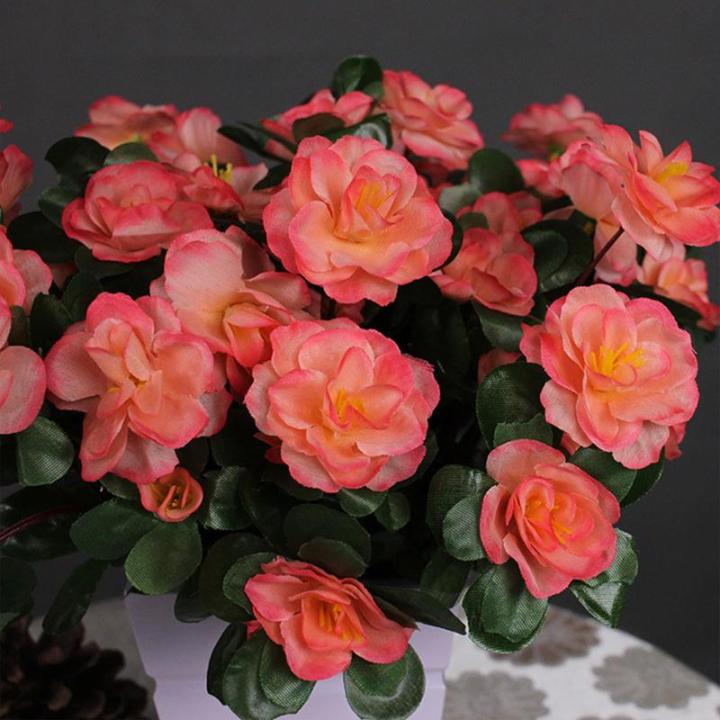 Deko Blumen Künstlich 33 cm Kunstpflanzen Kunstblumen mit Langem Stiel Künstliche Fake Blumen Blumenarrangements für Zuhause Hotel Party 0513