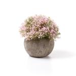 Plastic Nep Planten met Potten Decoratieve Kleurrijke Levensechte Bloem voor Thuis/Kantoor Decor Pak van 6