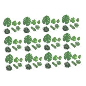 300 Stück Simulierte Schildkrötenblätter Hawaii Dekor Tropische Blätter Simulation Von Monstera Blättern Simulation Von Monstera Blättern Blumenarrangement Künstliche