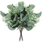 eucalyptus decoratie simulatie groene eucalyptus laat takken zilveren dollar eucalyptus plant bulk voor bruiloft tuin huis kantoor decoratie, 10 stuks