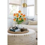 3 stuks kunstbloemen Gloriosa Lily kunstbloemen oranje klimlelie, lengte 84 cm, kunsttakken lentebloemen kunstplant voor bloemstuk thuis, restant, kantoordecoratie