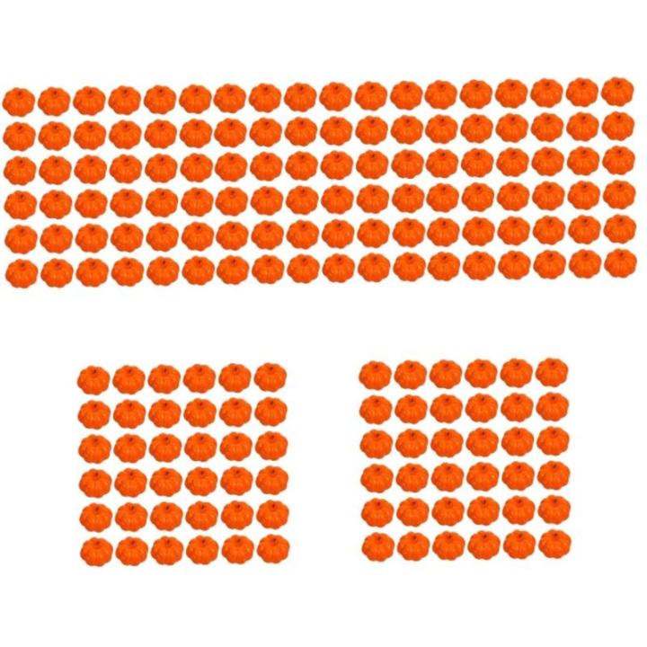 500 STK Kürbis Dekoration Kleine Kürbisverzierungen Dekorative Kürbisse Künstliche Kürbisse Mini Realistische Kürbisse Halloween-animatronik Künstliche Mini-Fake-kürbisse P