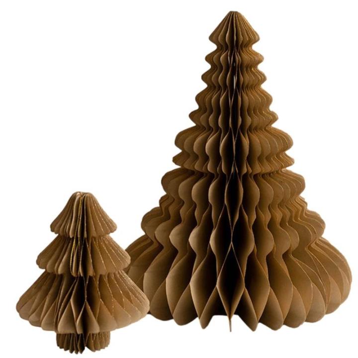 Waben Weihnachtsschmuck, 2 STÜCKE Desktop Weihnachtsbaum Ornament, Weihnachtsbaum-Dekoration Mit Mehrschichtiger Textur Für Weihnachtsfoto-Requisiten, Partydekoration