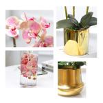 Kunstblumen Künstliche Blumen, künstliche Orchideen, Bonsai-Arrangement, künstliche Seidenorchideen für Hochzeit, Zuhause, Büro, Party, Hotel für jeden Anlass