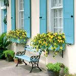 2 stuks kunstmatige blauweregen wijnstok kunstmatige hangende bloemen nepplanten voor tuin hek balkon buiten binnen decoratie (geel bloemgroen, 90 cm)