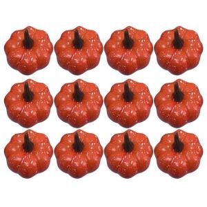 12 Stück Kürbis Herbst Deko Kürbisse Zierkürbisse Herbstdeko Herbstdekorationen Künstliche Kürbisse Für Herbst Thanksgiving Halloween Feiertagsparty Dekoration Halloween Dek