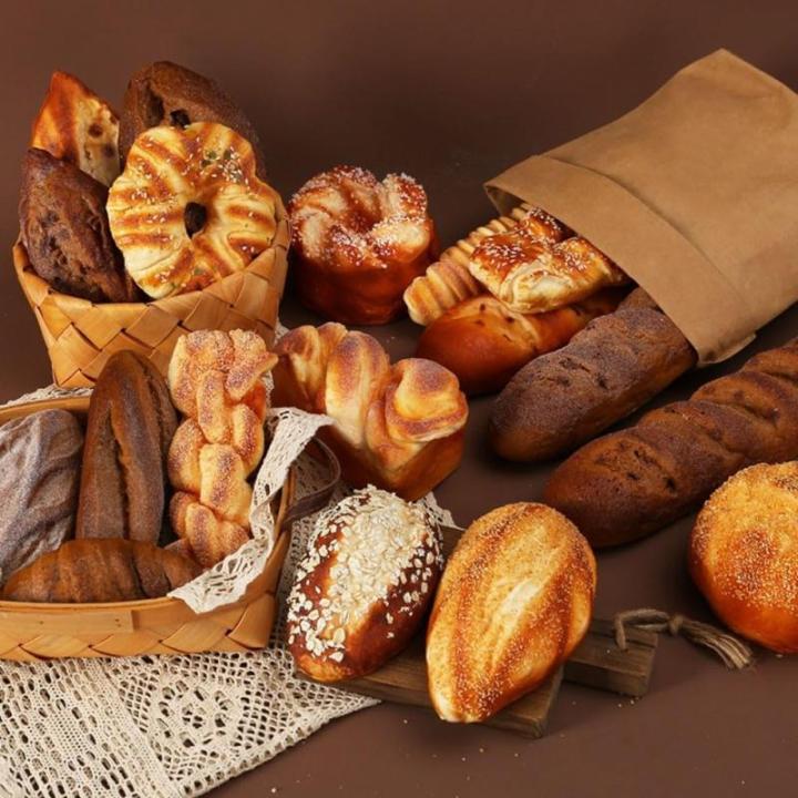 Künstliches Brot Fake Brot Simulation Realistische Lebensmittel Kuchen Französisch Brot Dessert für Party Dekoration Display Requisiten Echtes Modell Fotografie Requisite (D)