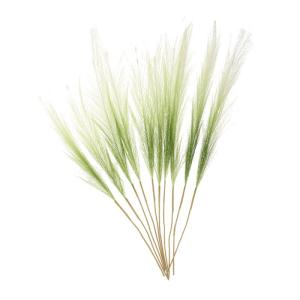 10st -Dekoration Gefälschte Pflanze Künstliche Pampas Hochzeits-Reed-stütze Falsches Pampas-Pflanze Schilfpflanze Gefälschte Schilfsträuße Light Green Plastik