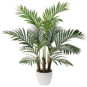 Kunstpalme Künstliche Pflanzen Palme Kunstbaum Kunstpflanze Groß Zimmerpflanzen Tropische Deko für Schlafzimmer Wohnzimmer Haus Büro, 70CM