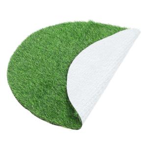 Runder Kunstrasen-Teppich Für Den Außenbereich Innenbereich Runder Teppich Realistischer Kunstrasen-Läufer Weiche Grasmatte Für Haustier Hund Rasen Garten 78 7 Cm