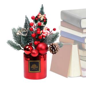 Blumenstrauß zur Dekoration - Künstlicher Weihnachtsblumenstrauß, vielseitig verwendbar, festliche Dekoration für Zuhause für die Feier.