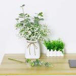 Orla , baby, adem bloemen, plastic bloemen, boeketten, faux bloemenstelen, valse sluierkruid, planten, bloemen voor bruiloften, woondecoratie, wit, 10 stuks