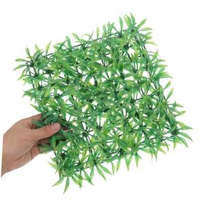 4 Stück Künstliche Pflanzenwand Grasdekoration Gefälschte Graskulisse Gefälschtes Wandgras Gras-Wand-dekor Dekorative Graswand Wandbegrünung Dekor Kunstrasenpflanzen Green PVC