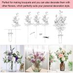 8 stuks boeket, , boeket, decoratie, roze, oranje, wit, paars, dahliabloem, hortensia, voor decoratie, bruiloft, huis, kantoor, feest, café