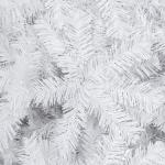 Kunstkerstboom, 120/150/180/210 cm pvc-materiaal, verdikte takken, opvouwbaar, met robuuste sokkel, wit, 210 cm
