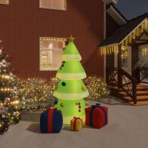 Opblaasbare kerstboom met kunstkerstboom, kerstboom, kerstboom, dennenbomen, kerstboom, kerstboom, 240 cm