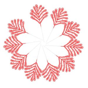 Ceramic Ornaments 10 Stück Weihnachtsblätter für den Außenbereich, Weihnachtsbaum, künstliche Blätter, künstliche Tannenzweige, Weihnachts-Tannenzweige, glitzernde Blätter,