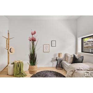 Kunstgras, kunstgras, decoogras, kunstplant, kamerplant, groene plant, kunstmatige plant, decoratie, in zwarte pot, zeer realistisch, groen (140 cm - artikelen. MN-KP-2230)