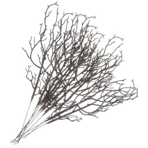 10st Kunststoff-trockenzweig Kunstpflanzen Drinnen DIY-zweige Für Blumenarrangements Vase Füllende Zweige Dekorative Pflanzenstiele Künstliche Zweige Gefälscht TRE Plastik Blac