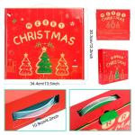 Kunstkerstboom met standaard, 1,5 m, opvouwbare pop-up kerstboom met pailletten voor Kerstmis, feestbenodigdheden, huisdecoratie, dieppaars