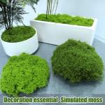 Hergestellt aus Kunststoff, lebensechtes Kunstmoos für Blumentopf-Dekoration und Bastelprojekte (hellgrün 30)
