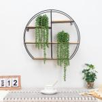 2 Stuks Nep Opknoping Planten Nep Potten Parels Vetplanten Kleine Faux Planten Voor Indoor Outdoor Plank Muur Decor