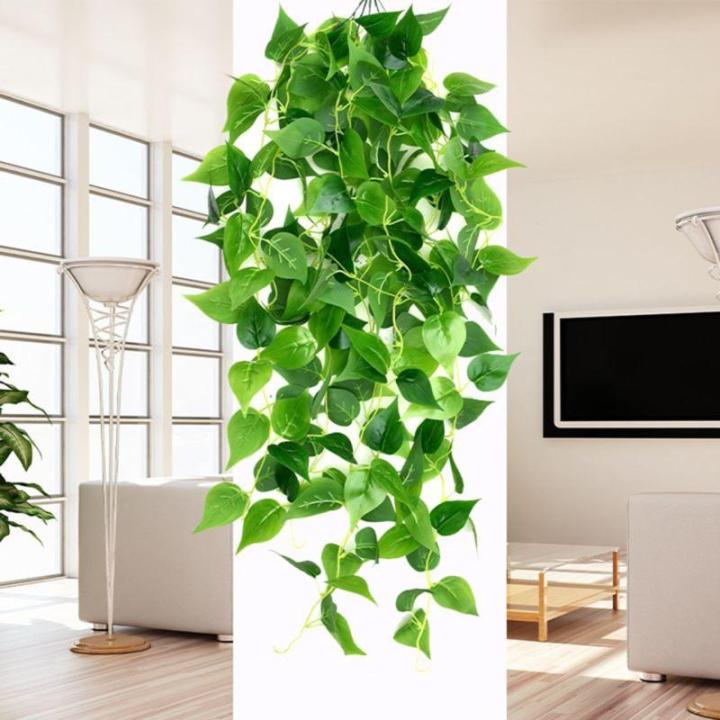 Nep klimop muur woondecoratie groene bladeren voor hotel en bruiloft tuin huis kunstmatige bladeren decor opknoping kunstmatige plant (groene dille bladeren)