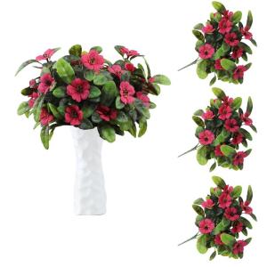 Künstliche Blume Künstlicher Blumenstrauß Blumen mit Einzelner Stielen für DIY Blumenarrangements Hochzeit Party Zuhause Babyparty Dekor 1518