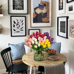 24 stuks tulpen kunstbloemen echte touch latex tulp bloemen decoratie kunstplant lengte 34 cm voor thuis kamer bruiloftsboeket party bloemstuk