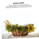 21 STK Künstliche Blumen Weihnachtsglitter Rosengirlande Künstliche Weihnachtsblumen Krippendekor Glitzernde Weihnachtssternblume Gold Weihnachtsglitzerblume Weihnachtsbaum Sport