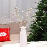 2-teiliges Weihnachtszweig-Weihnachtspflanzen-Arrangement für Weihnachtskränze, Erntedankfest, Hochzeitsdekoration