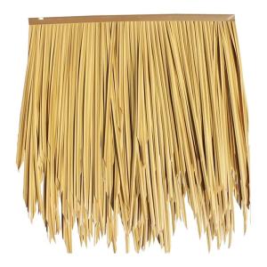 Simulation Thatch Tile Plastic Natural Wild Fake Straw Artificial Fake Thatch Straw Dekoration Bauernhaus Traufe Stroh Pe Flame Retardant Plastic (Farbe: Gelb A,Größe: 1St)