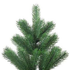 Nordmann 3077561 Kunstkerstboom en ballen, groen, 210 cm, dennenboom, kerstboom-decoratie, kerstbomen, kerstboom