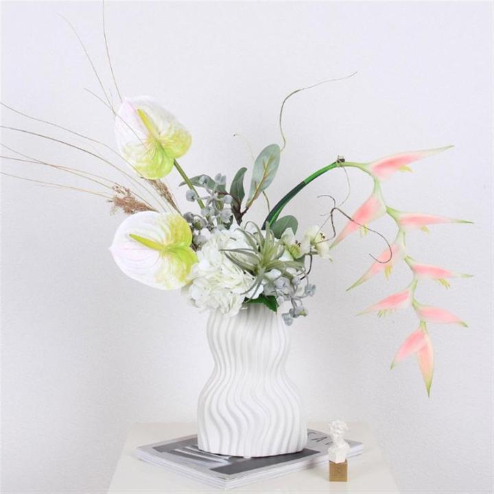 Kunstblumen Exquisites künstliches Blumenarrangement – ​​Elegante künstliche Blumen in Einer Keramikvase, 52 x 16 x 54 cm, für das Wohnzimmer für jeden Anlass