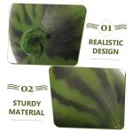 2 Stück Modell Wassermelone Fotografie Requisiten Obst Modell Requisite Künstliche Wassermelone Modell Dekor Obst Shop Simulierte Frucht Verzierung Wassermelone Ornament