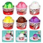 Fake Kuchen künstliche Kuchen 6 Pcs Künstliche EIS Modell Gefälschte Dessert Modell Simulation Lebensmittel Display Foto Requisiten Realistisches Essen