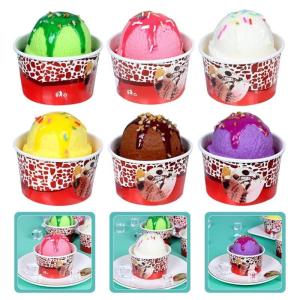 Fake Kuchen künstliche Kuchen 6 Pcs Künstliche EIS Modell Gefälschte Dessert Modell Simulation Lebensmittel Display Foto Requisiten Realistisches Essen