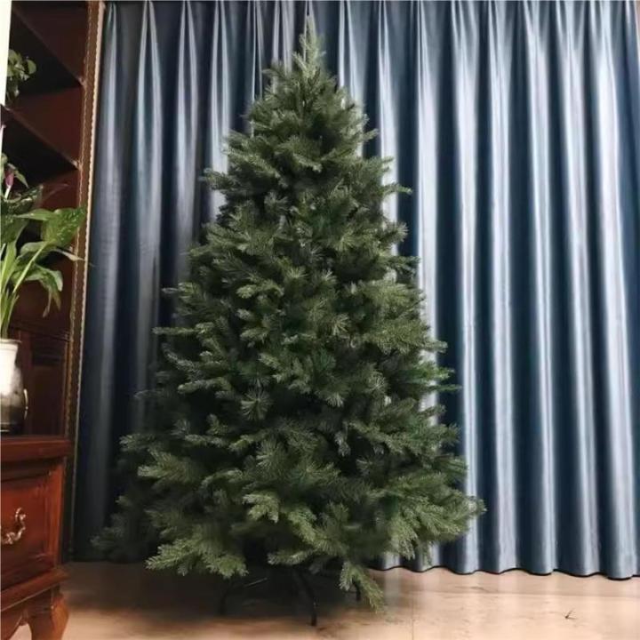 Unbeleuchtete, aufklappbare Premium-Weihnachtsbäume aus Fichte, Metallständer, aufklappbare Zweige, einfache Montage for Zuhause, Büro, Party(8FT)