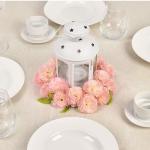 , anjer, 30 stuks, droogbloemen, decoratief, zijdemateriaal, blijven lang mooi, makkelijk in het onderhoud, goed voor feestjes, interieurstijlen of bruiloften (lichtroze)