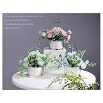 Kunstblumen Künstliche Blumen mit Keramikvase, künstliche Blumenarrangements, Tischdekoration, Blumenaufsätze, Pflanzenstrauß für das Wohnzimmer für jeden Anlass