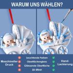 Gepersonaliseerde kersthangers met naam Baby's eerste Kerstmis - 2023 kunsthars kerstboomversiering, gepersonaliseerde , cadeaus voor baby's, zoons, kleinkinderen kinderwagen