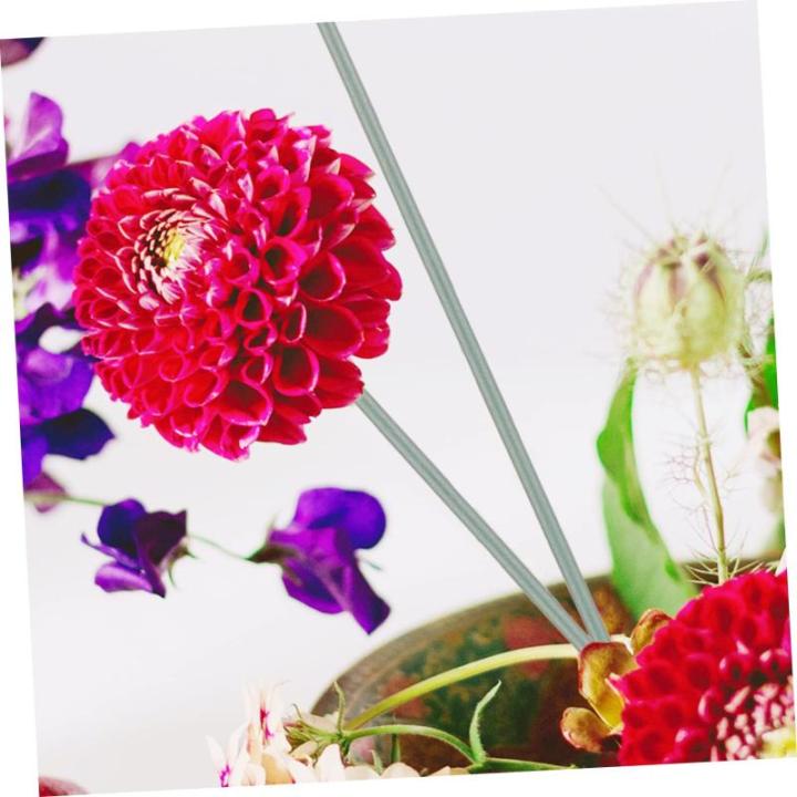 4 Sätze Blütenstiel Gefälschter Blumenstiel Dekorative Blumen Blumenstab Selber Machen Blumenstab Für Party Drähte Blumenstiele Handwerkliche Zweige Plastik Green 11 Stück * 