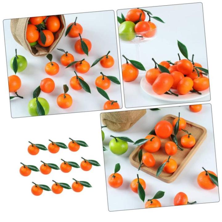 3 Sätze Gefälschte Fruchtmodelle Kunstobst Künstliche Früchte Obstkörbe Falsches Obst Schüssel Vasenfüller Früchte Nachahmung Von Orangen Schaum Künstliche Frucht PVC 10 S