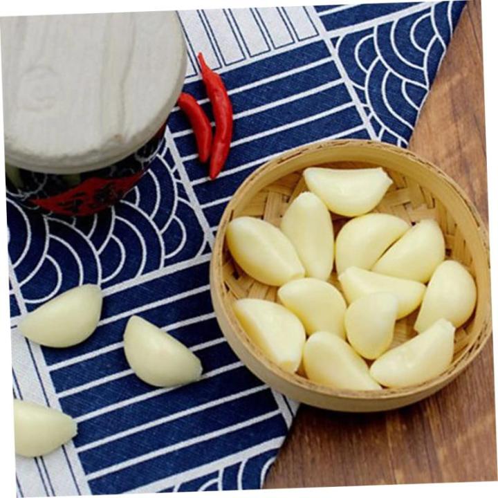36 STK Simulierter Knoblauch Gefälschter Weißer Knoblauch Lebensechter Knoblauch Simulierte Knoblauchzehen Modell Knoblauchzehen Gefälschter Knoblauch Elefantenknoblauch PVC