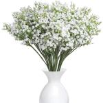 Kunstmatige sluierkruid, 12 witte boeketten kunstgypsophila boeketten bloemenarrangement decoratie