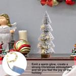 Miniatuur kerstboomdecoraties, minii-kerstboom, realistische tafeldecoratie, mini-dennennaalden, draagbare dennenboom voor thuis, binnen, buiten, kerstfeest