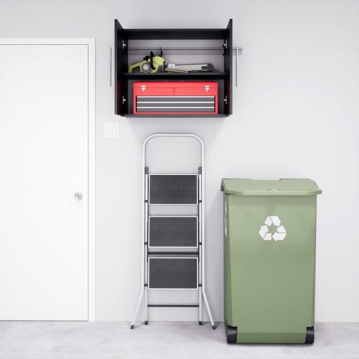 HangUps Oberer Aufbewahrungsschrank, 91,4 cm, Schwarz