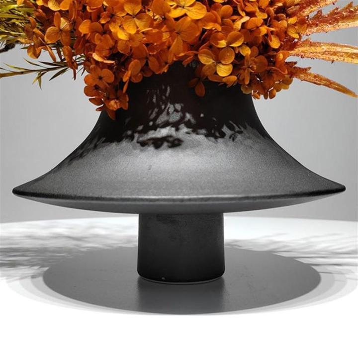 Kunstblumen Zen Soft Dekoration Simulation Blumenkunst – Trockenblumen-Set in Keramikvase, 70 x 25 x 40 cm für Restaurant, Teestube für jeden Anlass