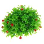 3St Dekorative Grasbälle für den Garten kunsthängepflanzen Künstliche Pflanzenkugel Topiary-Kugeln künstlicher Formschnitt gefälschte Pflanzenformschnittbälle Indoor-Topiary